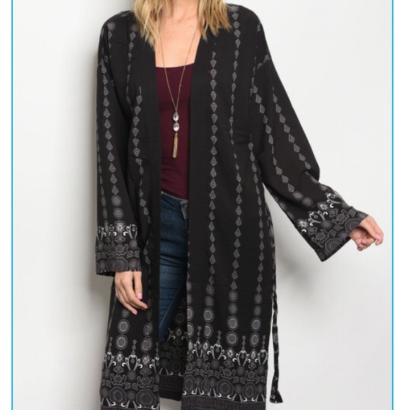 Tops - Kimono Back With White Trim